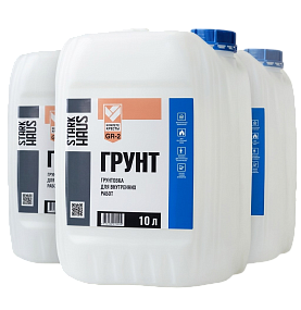 Грунтовка для внутренних работ STARKHAUS ГРУНТ (Grunt) GR-2 10л